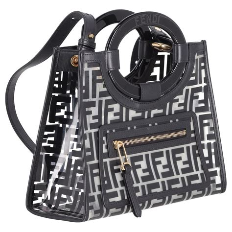 fendi small runaway shopper|Fendi Fendi Small Runaway Shopper Tote In Black And .